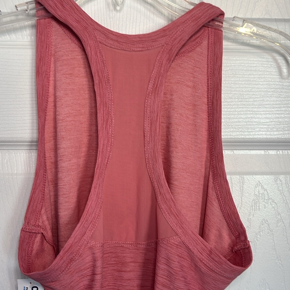 Old Navy Breathe ON Mesh-Racerback Tank Top in Dried Rose - Picture 6 of 8